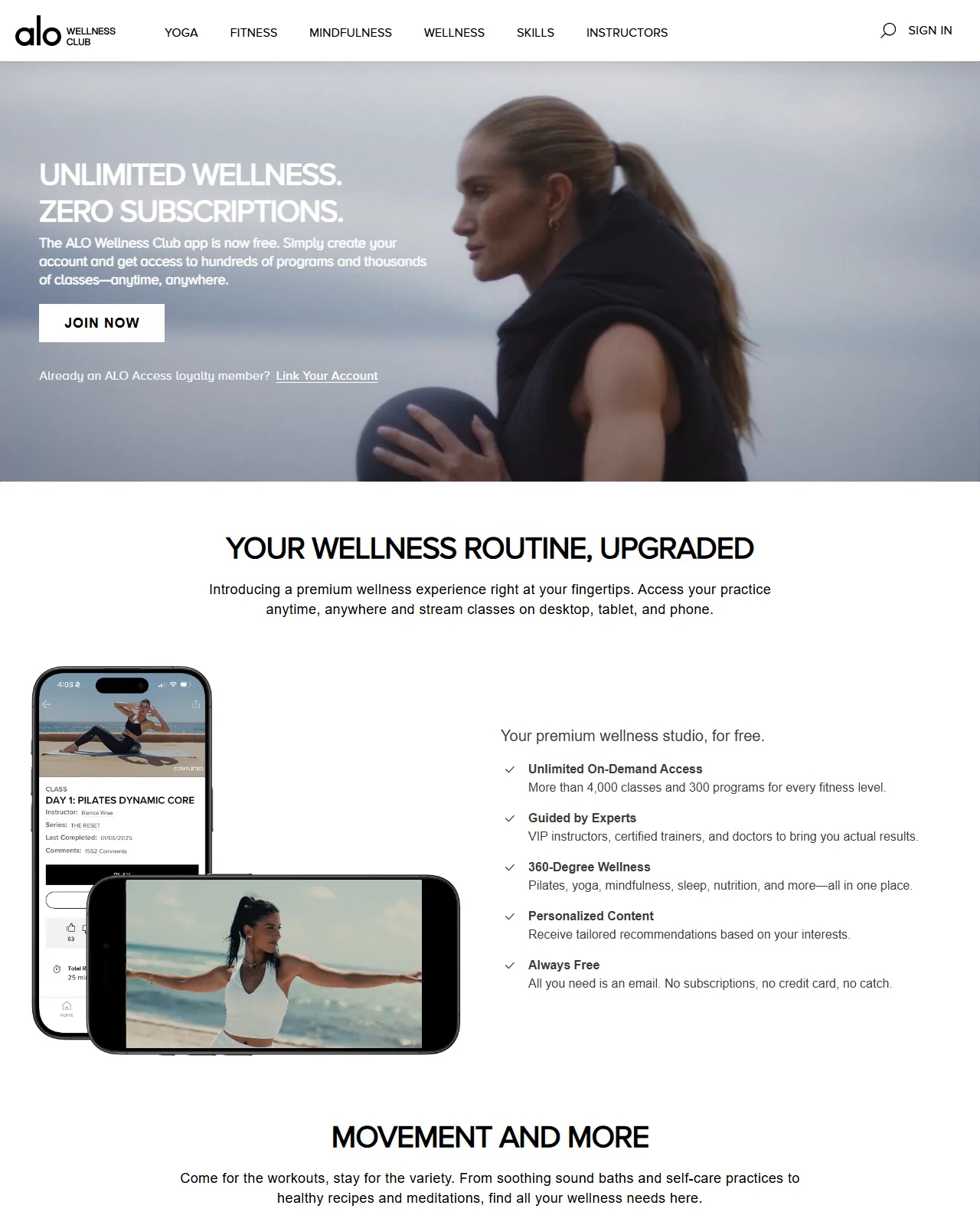 Coaches & Studios website example